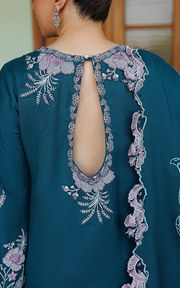 Asifa & Nabeel Plush Embroidered Wool Unstitched 3Pc Suit WLXU-03 Secret Garden