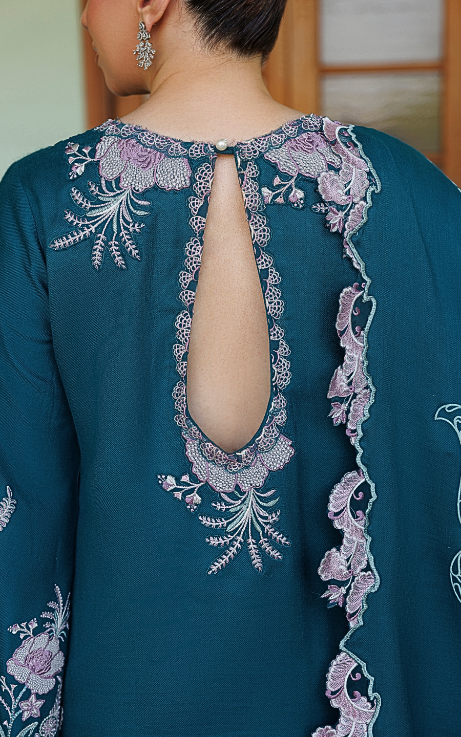 Asifa & Nabeel Plush Embroidered Wool Unstitched 3Pc Suit WLXU-03 Secret Garden