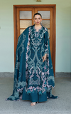 Asifa & Nabeel Plush Embroidered Wool Unstitched 3Pc Suit WLXU-03 Secret Garden