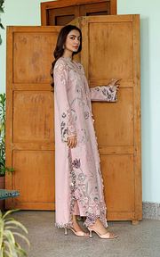 Asifa & Nabeel Plush Embroidered Wool Unstitched 3Pc Suit WLXU-07 Winter Rose