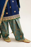 Zara Shahjahan Winter Unstitched Embroidered Khaddar 3Pc Suit WS23-D1