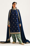 Zara Shahjahan Winter Unstitched Embroidered Khaddar 3Pc Suit WS23-D1