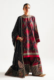 Zara Shahjahan Winter Unstitched Embroidered Khaddar 3Pc Suit WS23-D3