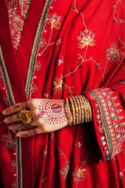 Zara Shahjahan Winter Unstitched Embroidered Twill 3Pc Suit WS23-D8