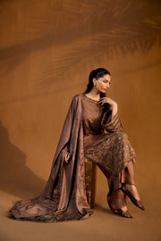 Sobia Nazir Embroidered Herringbone Unstitched 3Pc Suit WS25-1B