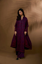 Sobia Nazir Embroidered Herringbone Unstitched 3Pc Suit WS25-2B