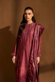 Sobia Nazir Embroidered Herringbone Unstitched 3Pc Suit WS25-3B