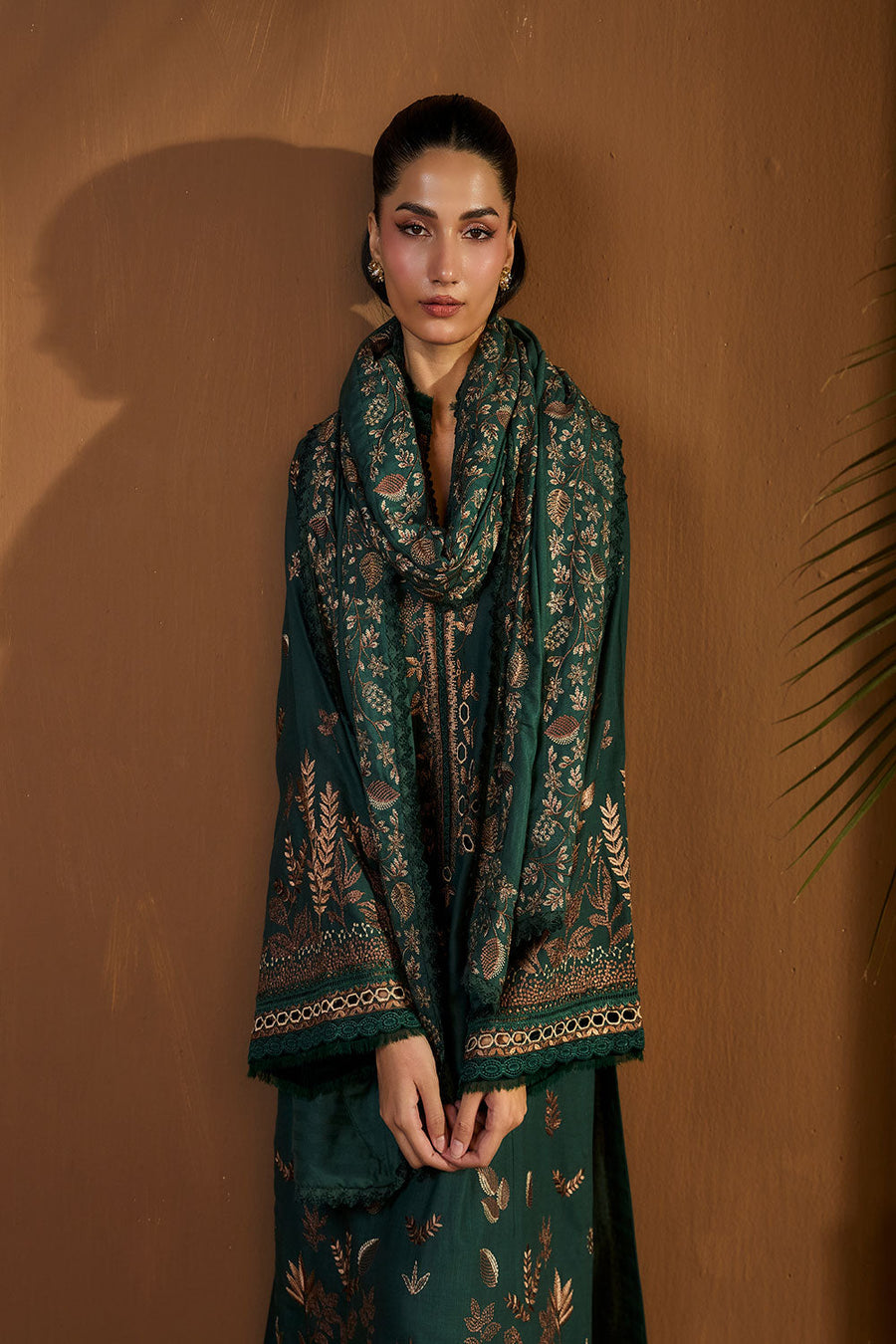 Sobia Nazir Embroidered Khaddar Unstitched 3Pc Suit WS25-4B