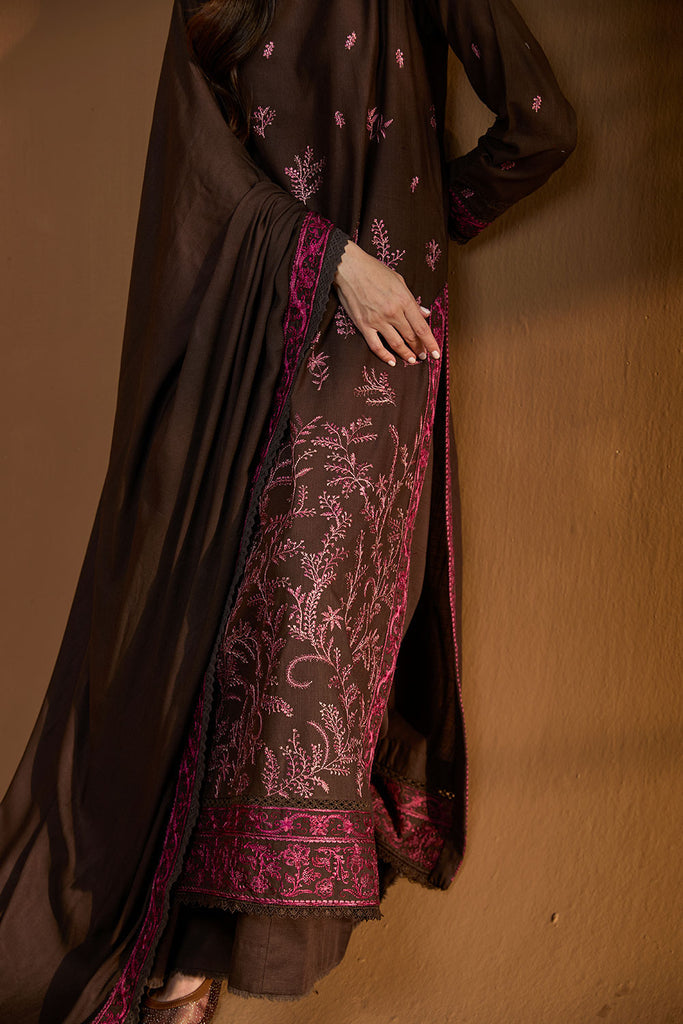 Sobia Nazir Embroidered Khaddar Unstitched 3Pc Suit WS25-7A
