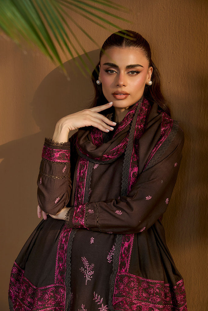 Sobia Nazir Embroidered Khaddar Unstitched 3Pc Suit WS25-7A