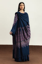 Zara Shahjahan Embroidered Marina Unstitched 3Pc Suit WS25-D3 Neelum