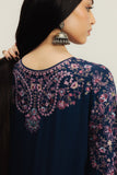 Zara Shahjahan Embroidered Marina Unstitched 3Pc Suit WS25-D3 Neelum