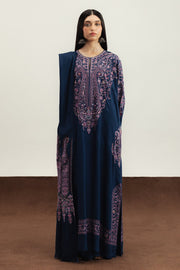 Zara Shahjahan Embroidered Marina Unstitched 3Pc Suit WS25-D3 Neelum