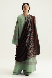Zara Shahjahan Embroidered Karandi Unstitched 3Pc Suit WS25-D4 Keran