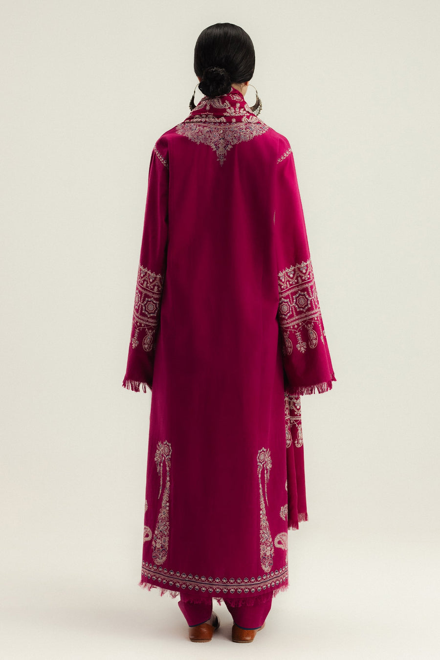 Zara Shahjahan Embroidered Karandi Unstitched 3Pc Suit WS25-D6 Gulmeer