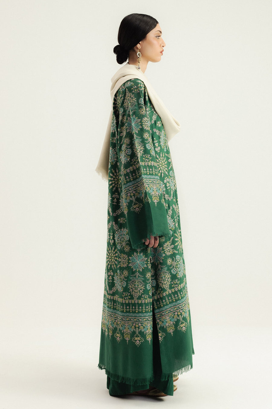 Zara Shahjahan Embroidered Marina Unstitched 3Pc Suit WS25-D8 Ruhab