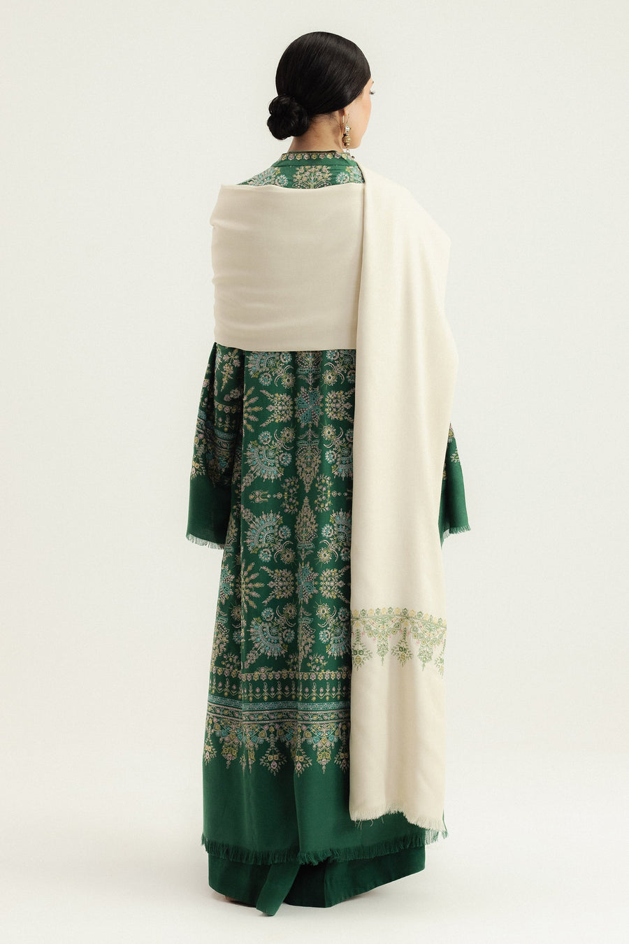 Zara Shahjahan Embroidered Marina Unstitched 3Pc Suit WS25-D8 Ruhab