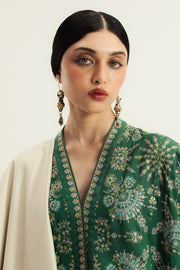 Zara Shahjahan Embroidered Marina Unstitched 3Pc Suit WS25-D8 Ruhab