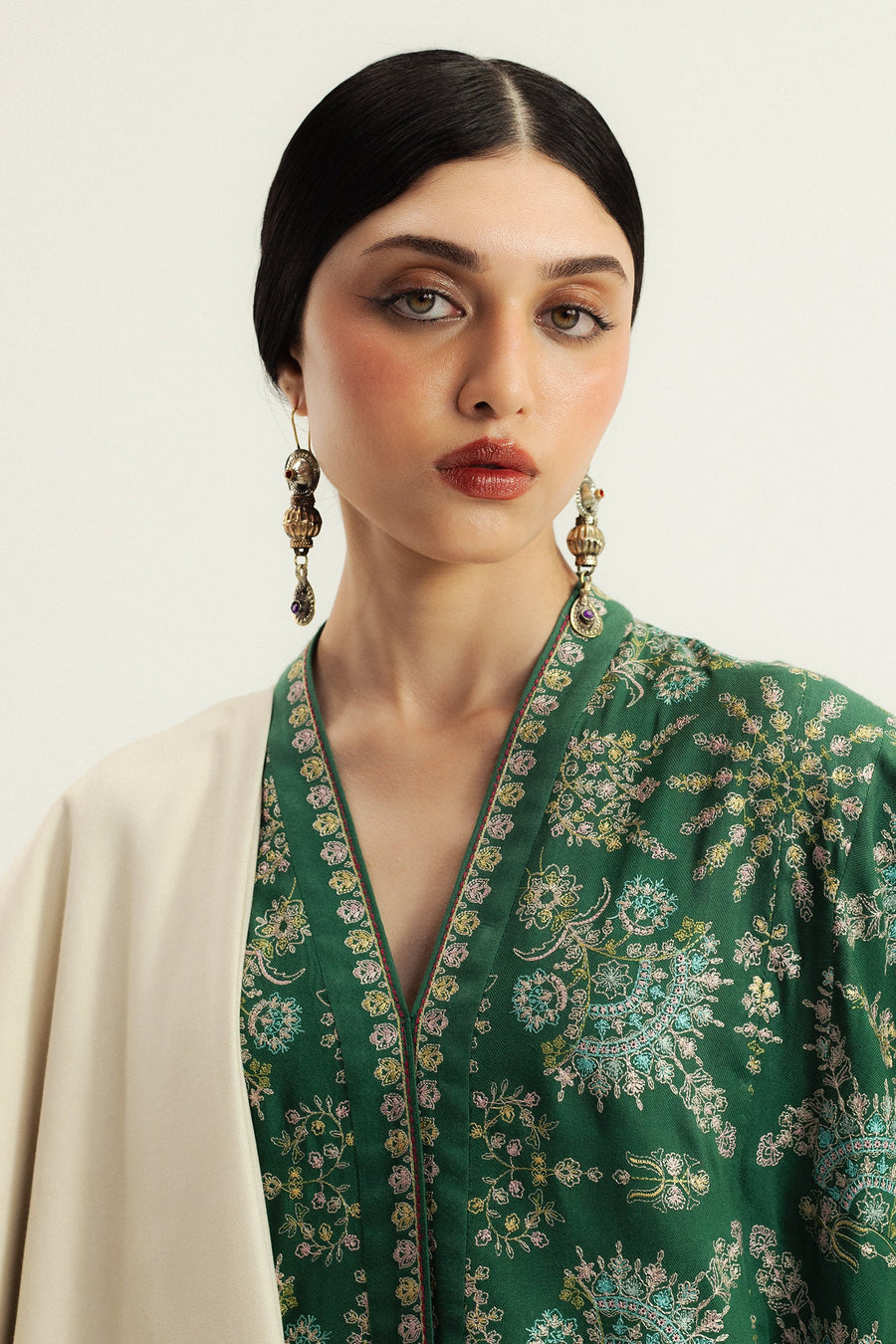 Zara Shahjahan Embroidered Marina Unstitched 3Pc Suit WS25-D8 Ruhab