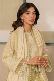 Zellbury Embroidered Chikankari Cotton Unstitched 3Pc Suit WUC24E30702