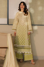 Zellbury Embroidered Chikankari Cotton Unstitched 3Pc Suit WUC24E30702