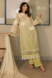 Zellbury Embroidered Chikankari Cotton Unstitched 3Pc Suit WUC24E30702