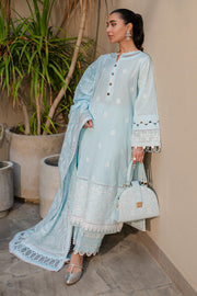 Zellbury Embroidered Chikankari Cotton Unstitched 3Pc Suit WUC24E30709