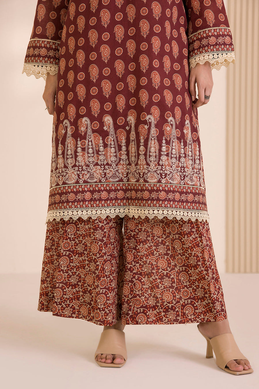 Zellbury Embroidered Cotton Unstitched 2Pc Suit WUC25E20012