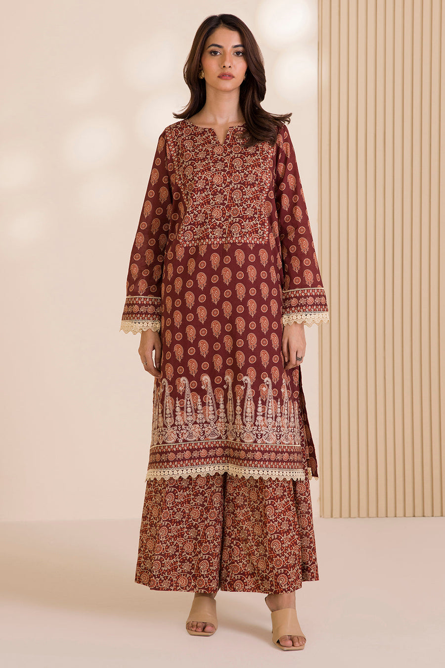 Zellbury Embroidered Cotton Unstitched 2Pc Suit WUC25E20012