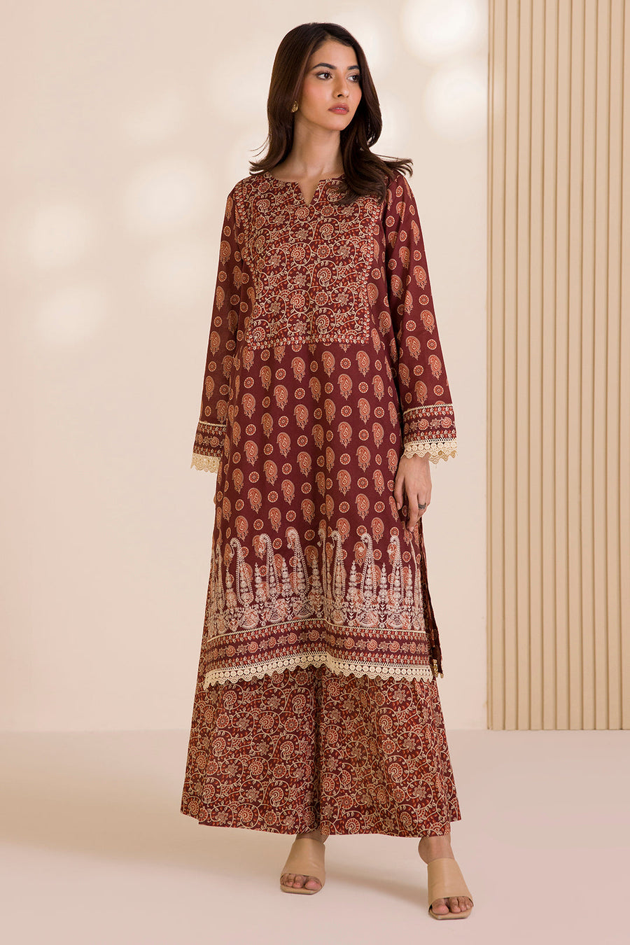 Zellbury Embroidered Cotton Unstitched 2Pc Suit WUC25E20012