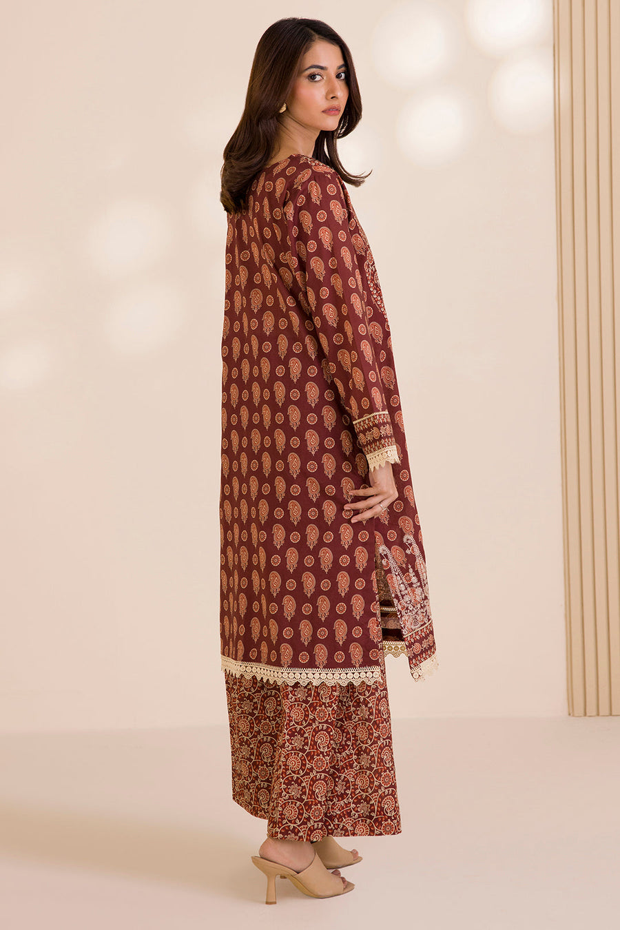 Zellbury Embroidered Cotton Unstitched 2Pc Suit WUC25E20012