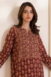 Zellbury Embroidered Cotton Unstitched 2Pc Suit WUC25E20012