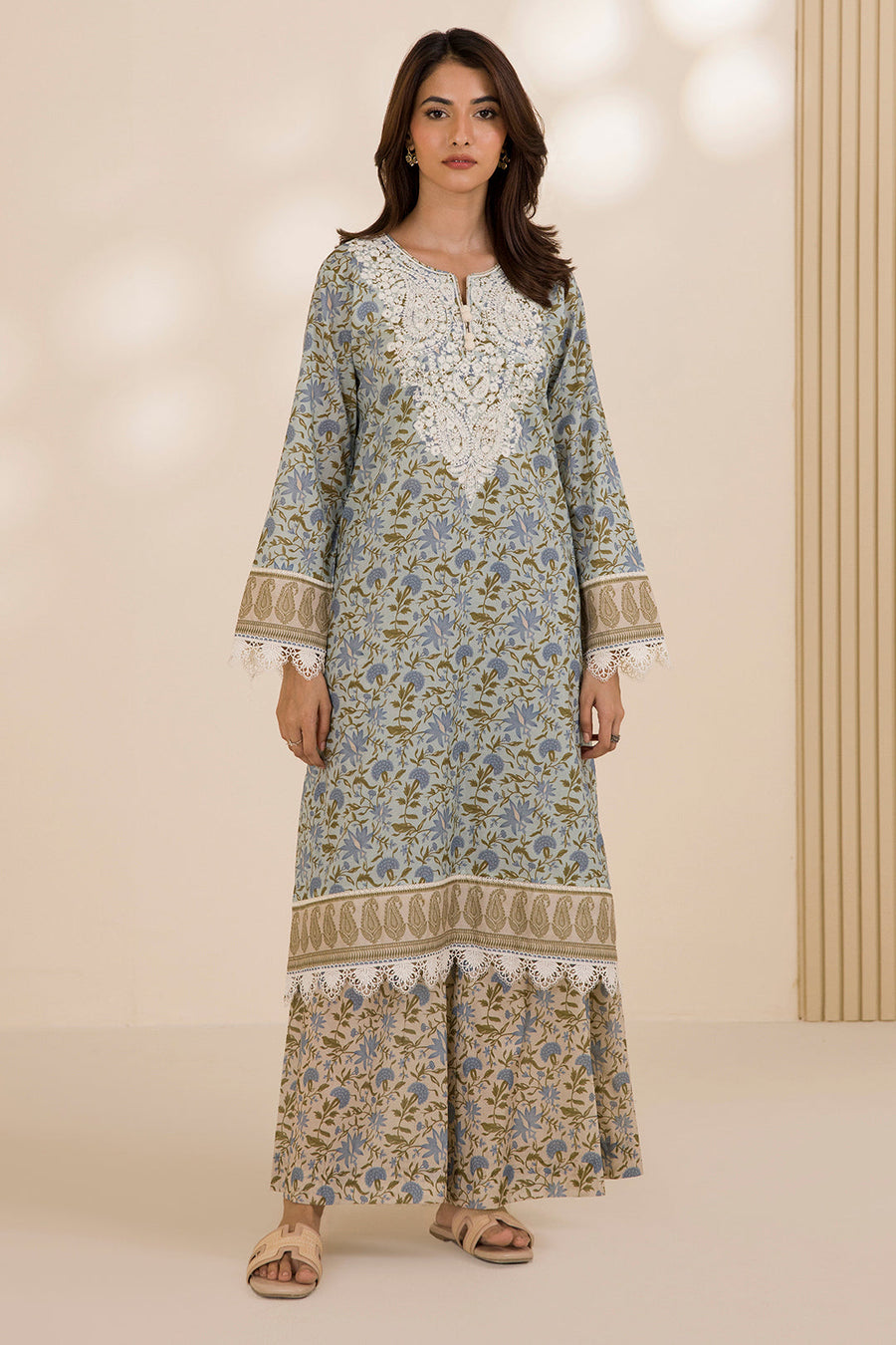 Zellbury Embroidered Cotton Unstitched 2Pc Suit WUC25E20015
