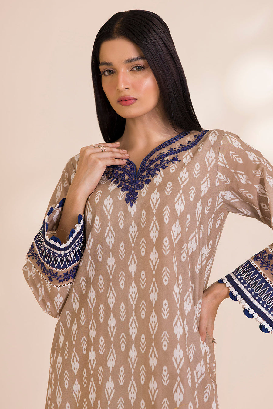 Zellbury Embroidered Cotton Unstitched 2Pc Suit WUC25E20016