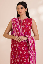 Zellbury Embroidered Cotton Unstitched 3Pc Suit WUC25E30042