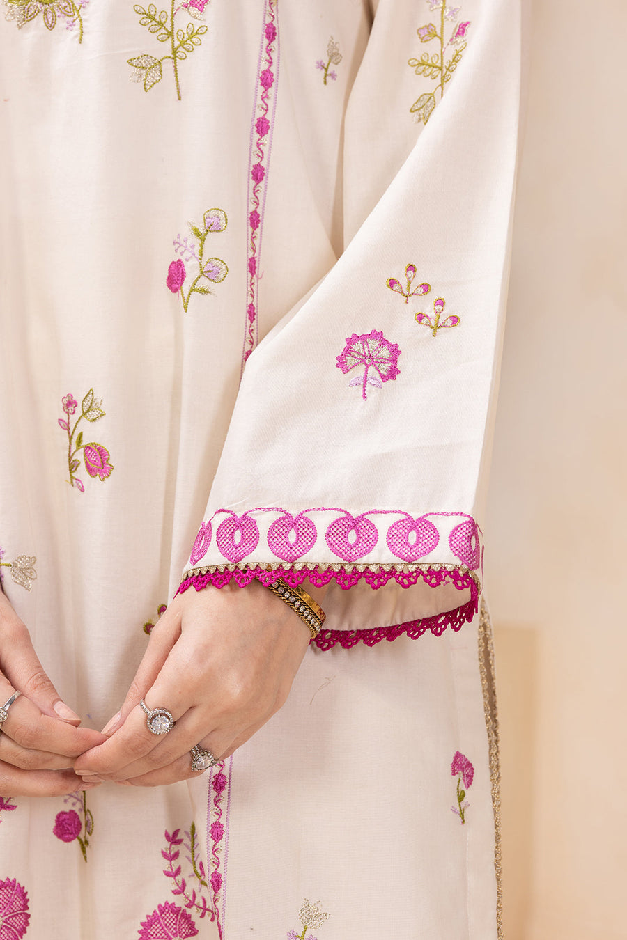 Zellbury Summer Embroidered Cotton Unstitched 3Pc Suit WUC25E30210