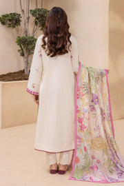 Zellbury Summer Embroidered Cotton Unstitched 3Pc Suit WUC25E30210