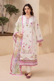 Zellbury Summer Embroidered Cotton Unstitched 3Pc Suit WUC25E30210