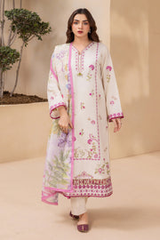 Zellbury Summer Embroidered Cotton Unstitched 3Pc Suit WUC25E30210