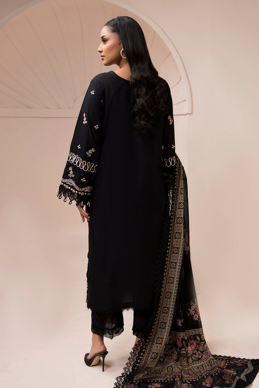 Zellbury Summer Embroidered Cotton Unstitched 3Pc Suit WUC25E30212