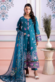 Zellbury Summer Embroidered Lawn Unstitched 3Pc Suit WUC25E30214