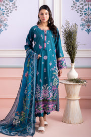 Zellbury Summer Embroidered Lawn Unstitched 3Pc Suit WUC25E30214