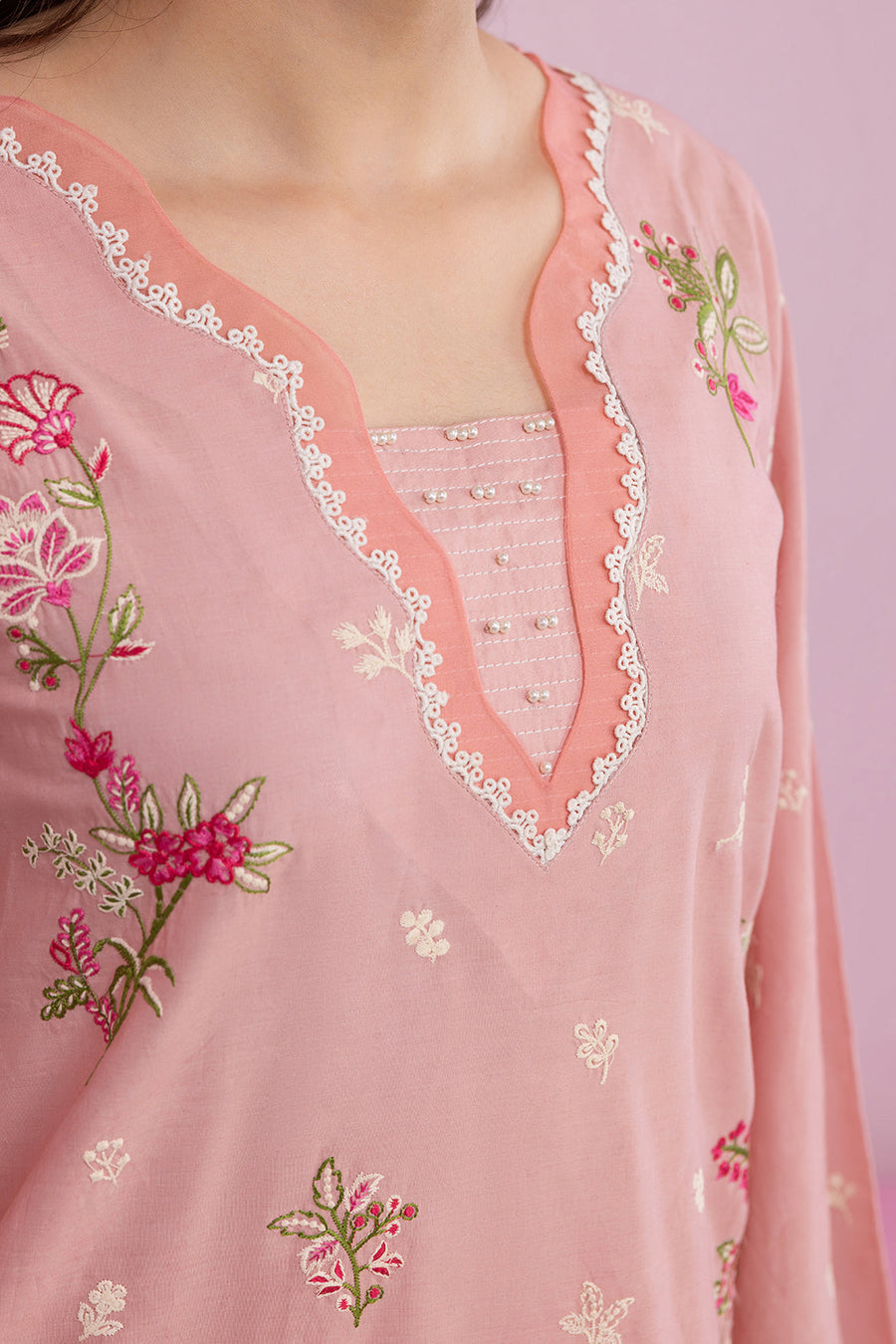 Zellbury Summer Embroidered Cotton Unstitched 3Pc Suit WUC25E30216