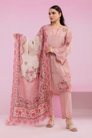 Zellbury Summer Embroidered Cotton Unstitched 3Pc Suit WUC25E30216
