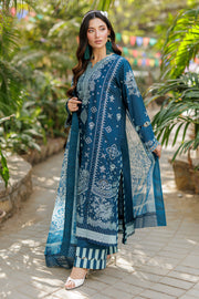 Zellbury Chikankari Embroidered Cotton Unstitched 3Pc Suit WUC25E34016