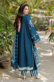 Zellbury Chikankari Embroidered Cotton Unstitched 3Pc Suit WUC25E34016