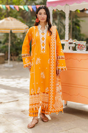Zellbury Chikankari Embroidered Cotton Unstitched 3Pc Suit WUC25E34017