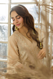 Zellbury Chikankari Embroidered Cotton Unstitched 3Pc Suit WUC25E34018