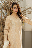 Zellbury Chikankari Embroidered Cotton Unstitched 3Pc Suit WUC25E34018