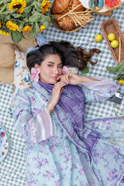 Zellbury Chikankari Embroidered Cotton Unstitched 3Pc Suit WUC25E34021